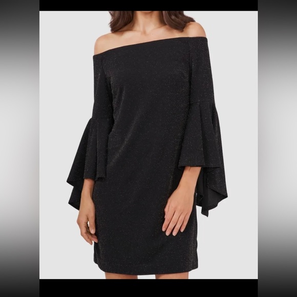 Vince Camuto Dresses & Skirts - Elegant Black Off-Shoulder Dress
